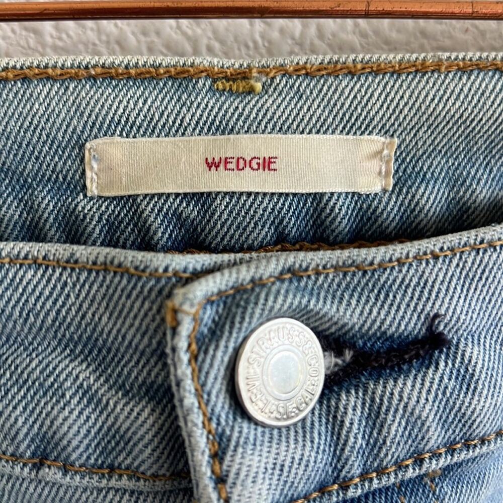 Levi's Wedgie Button Fly Denim Jeans 26 - Picture 6 of 13